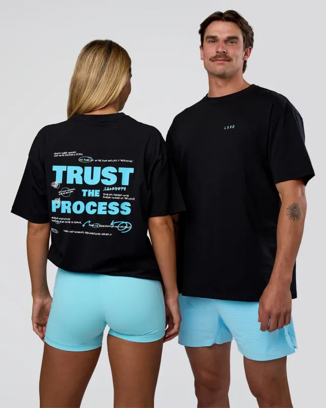 Unfit Club FLXCotton Oversized Tee - Black-White sold by LSKD