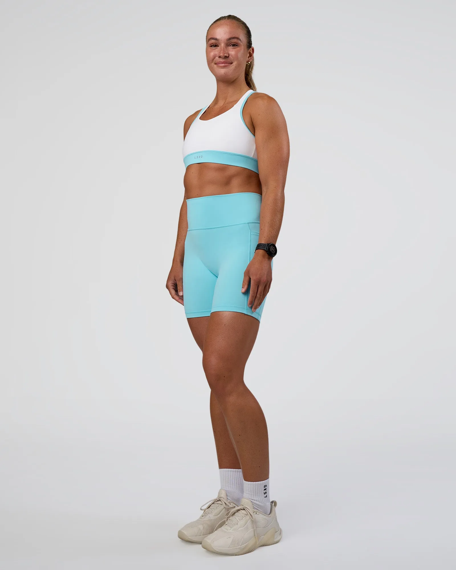 Fusion Ultra High-Rise 6" Short Pockets - Baltic Sea sold by LSKD product image thumbnail 5