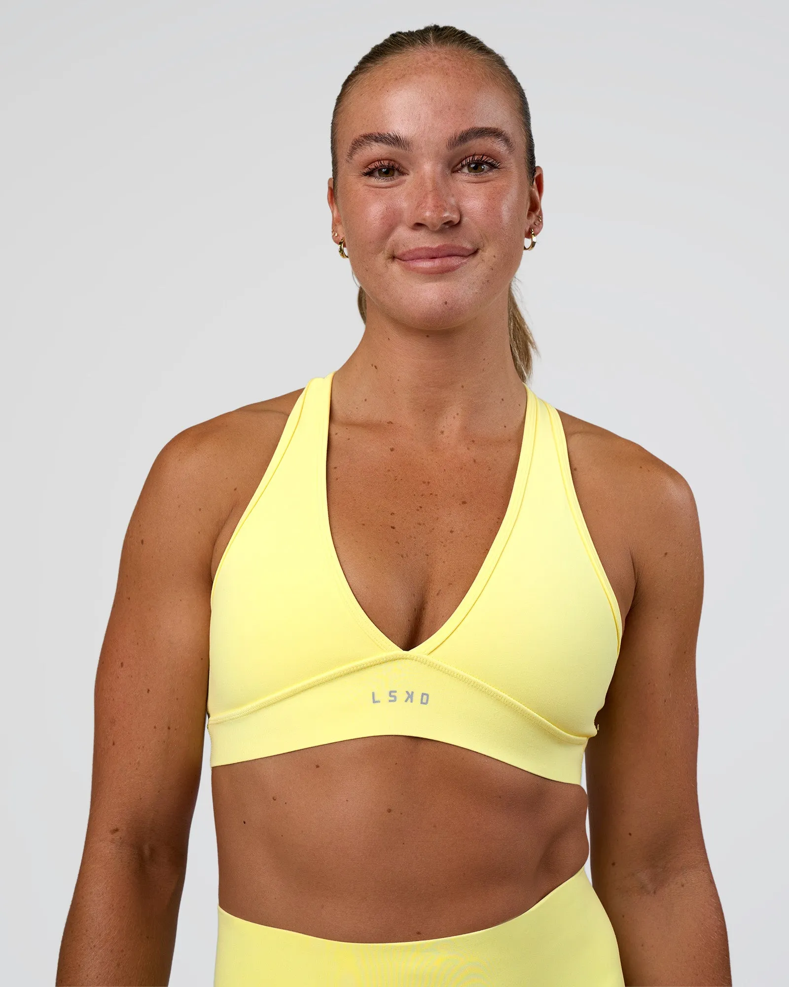 Stamina Rise Sports Bra - Yellow Fizz sold by LSKD product image thumbnail 4