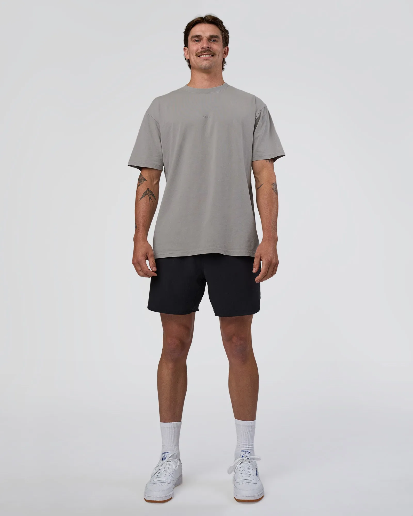 Base FLXCotton Tee Oversized - Alloy Washed sold by LSKD product image thumbnail 5