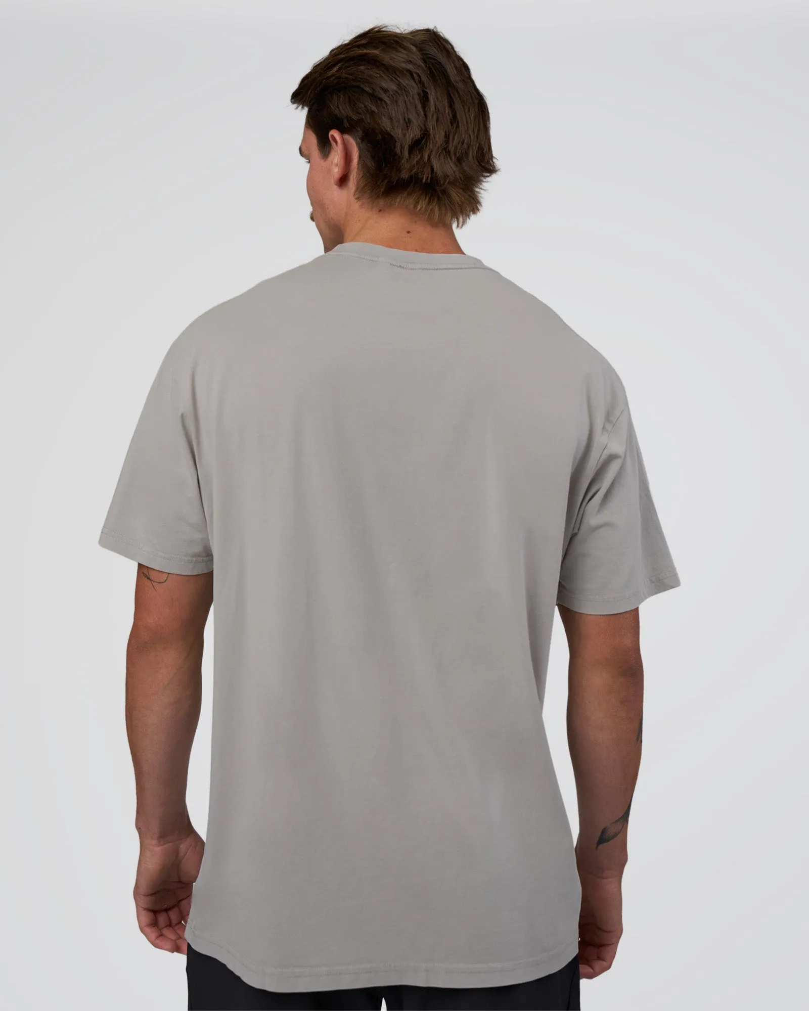 Base FLXCotton Tee Oversized - Alloy Washed sold by LSKD product image thumbnail 4