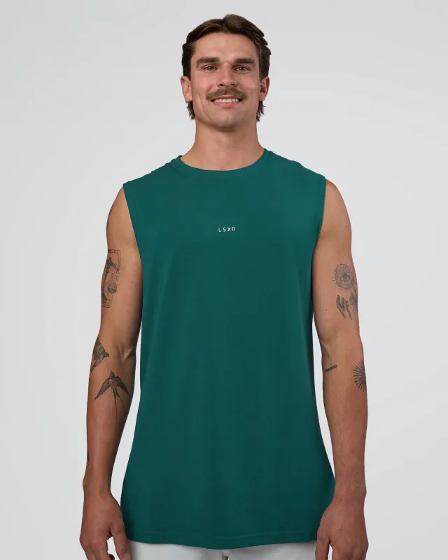 Base FLXCotton Tank - Transformative Teal sold by LSKD