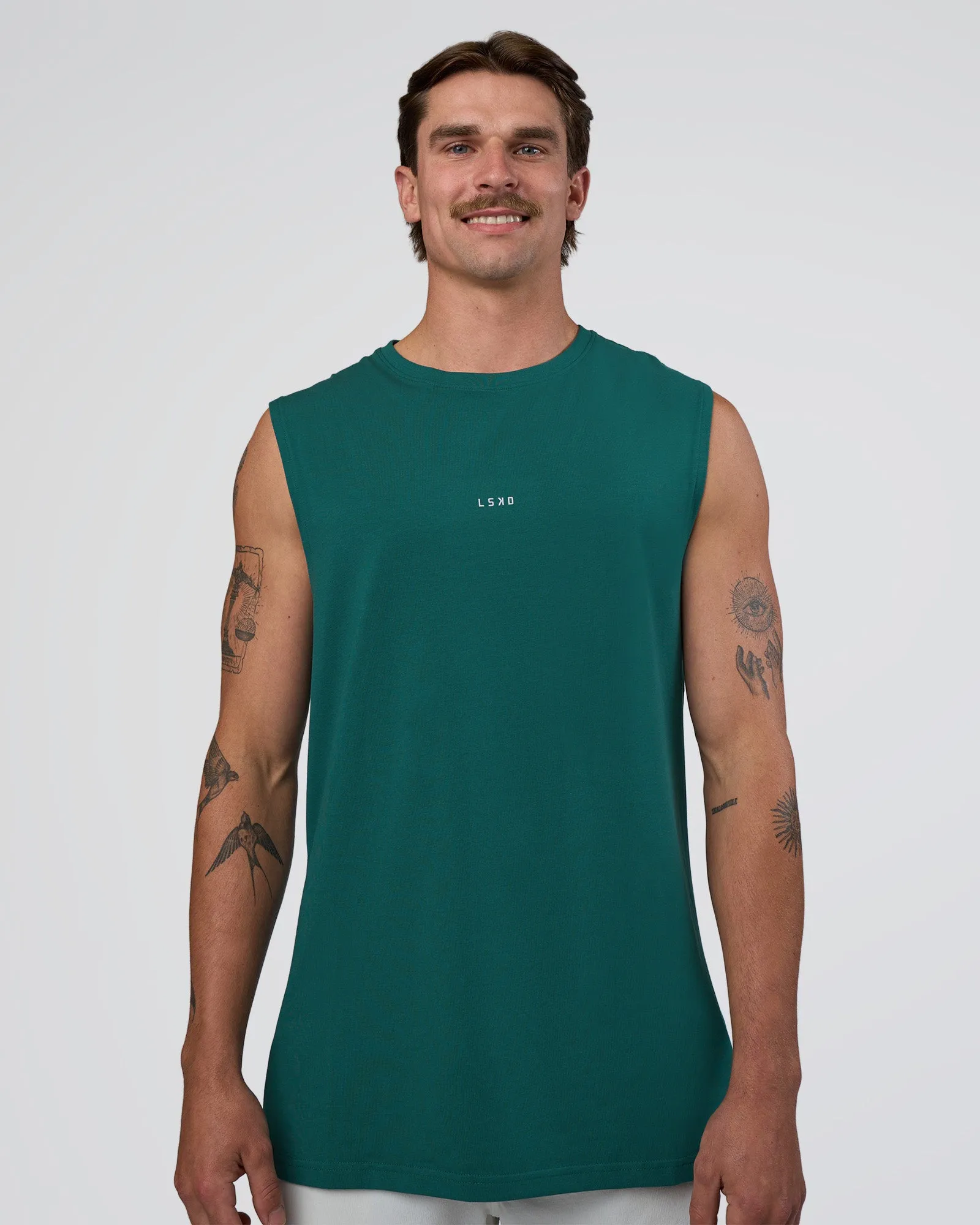 Base FLXCotton Tank - Transformative Teal sold by LSKD