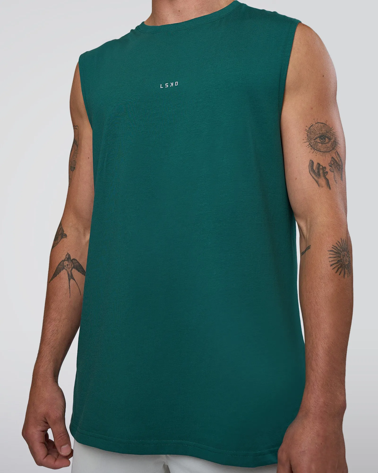 Base FLXCotton Tank - Transformative Teal sold by LSKD product image thumbnail 5
