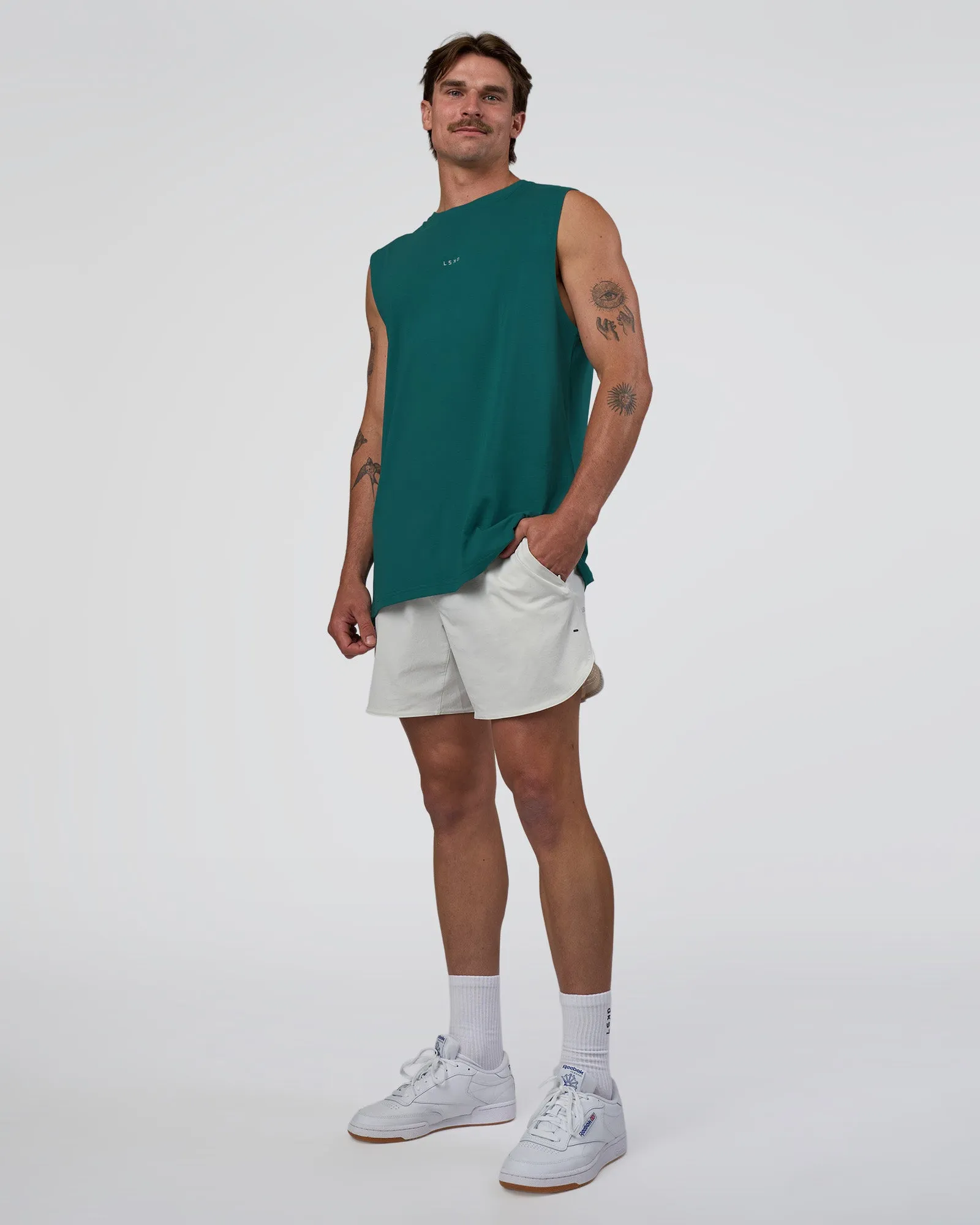 Base FLXCotton Tank - Transformative Teal sold by LSKD product image thumbnail 2