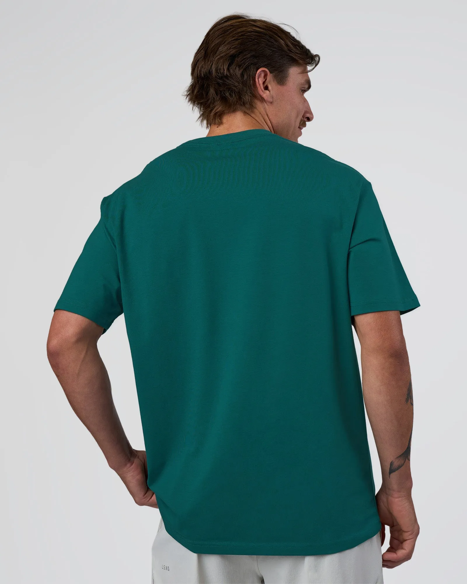 Base FLXCotton Tee Oversized - Transformative Teal sold by LSKD product image thumbnail 3