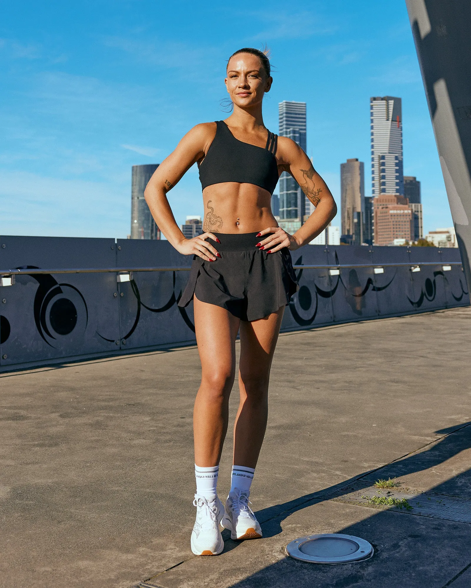 Pacer 3" Run Short - Black sold by LSKD product image thumbnail 3