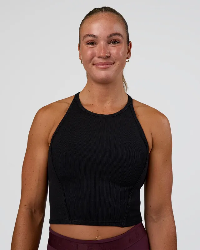 Ignite High Neck Tank - Black sold by LSKD
