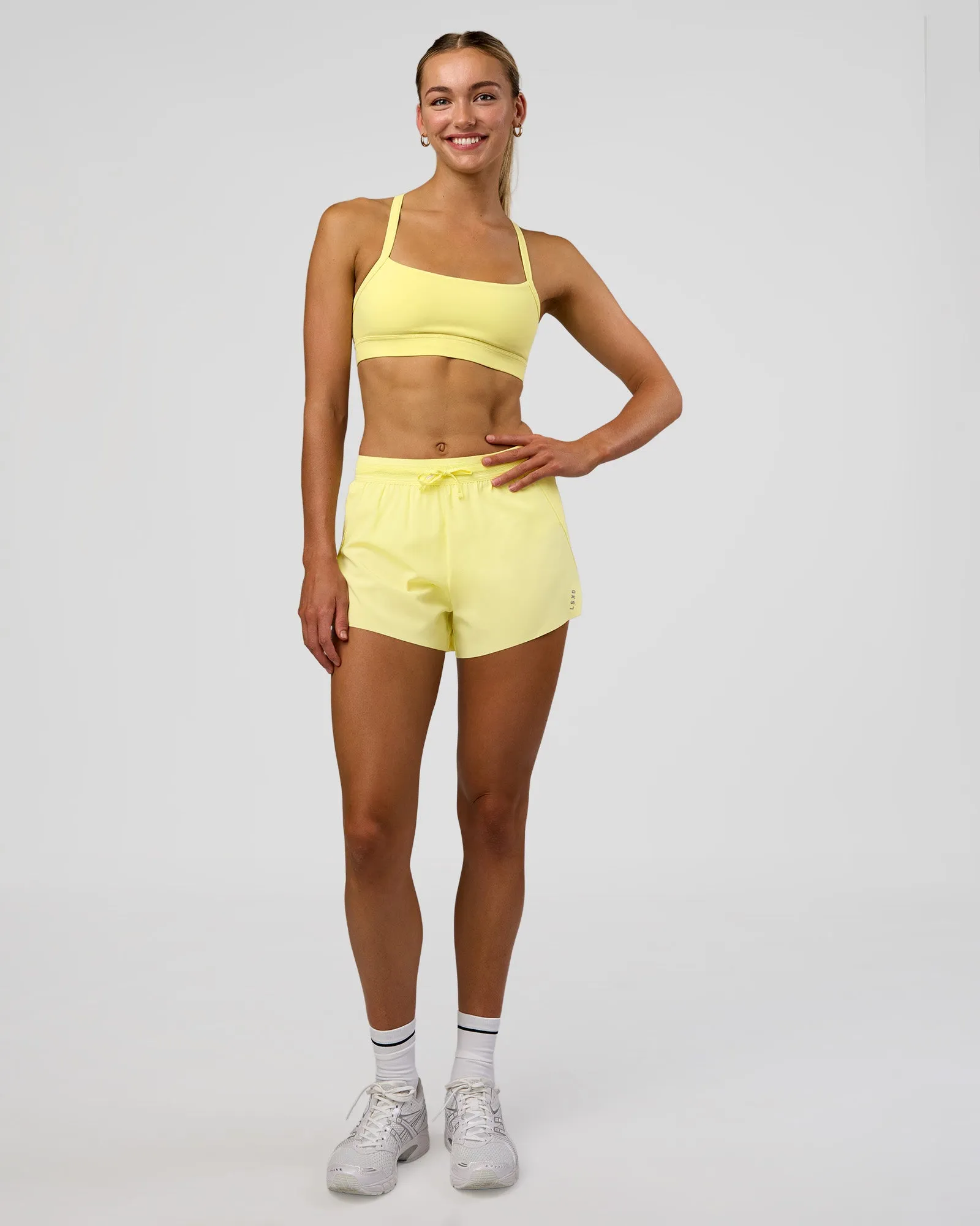 Accelerate 3" High-Rise Running Short - Yellow Fizz sold by LSKD product image thumbnail 3