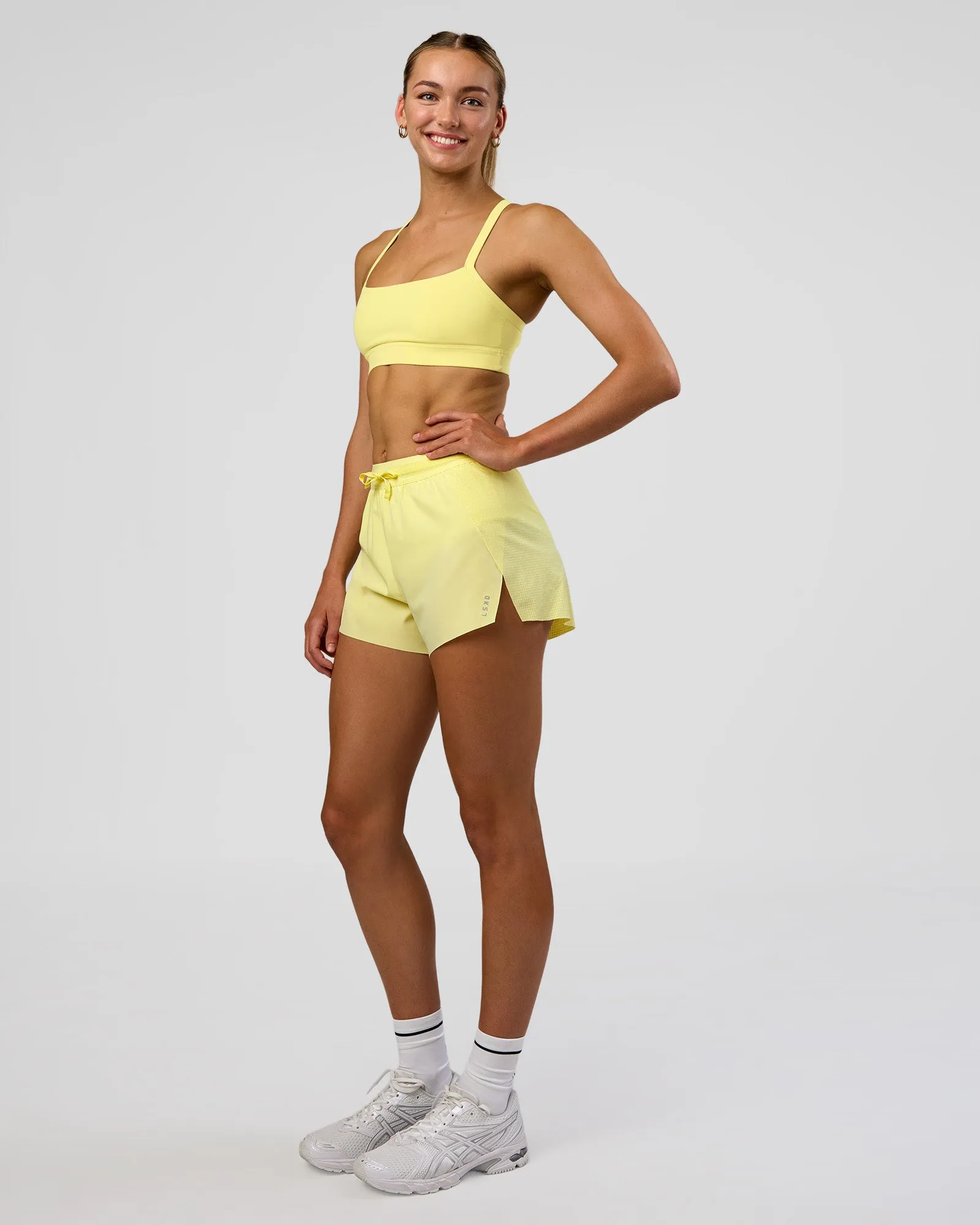 Accelerate 3" High-Rise Running Short - Yellow Fizz sold by LSKD product image thumbnail 5