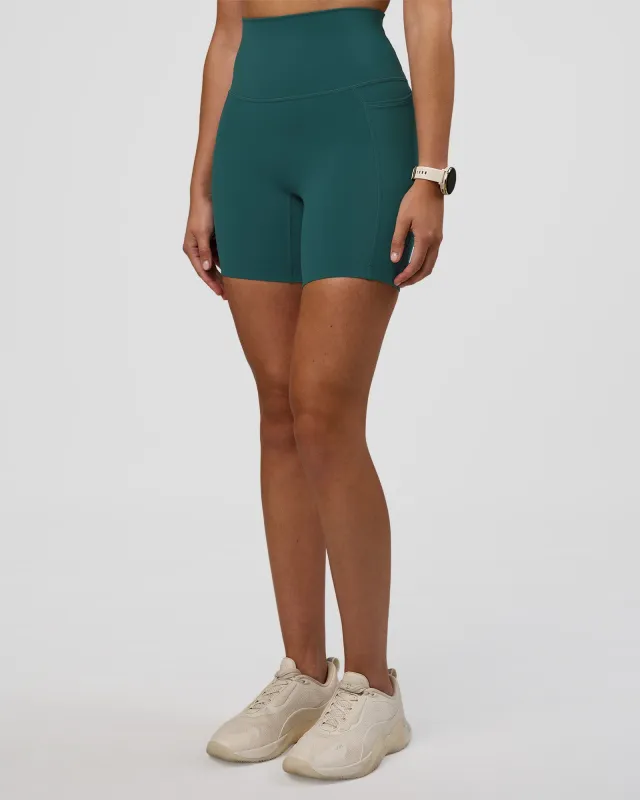 Elixir Ultra High-Rise 6" Short Pockets - Transformative Teal sold by LSKD