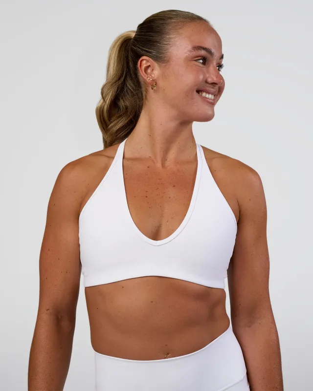 Stamina Pulse Sports Bra - White sold by LSKD