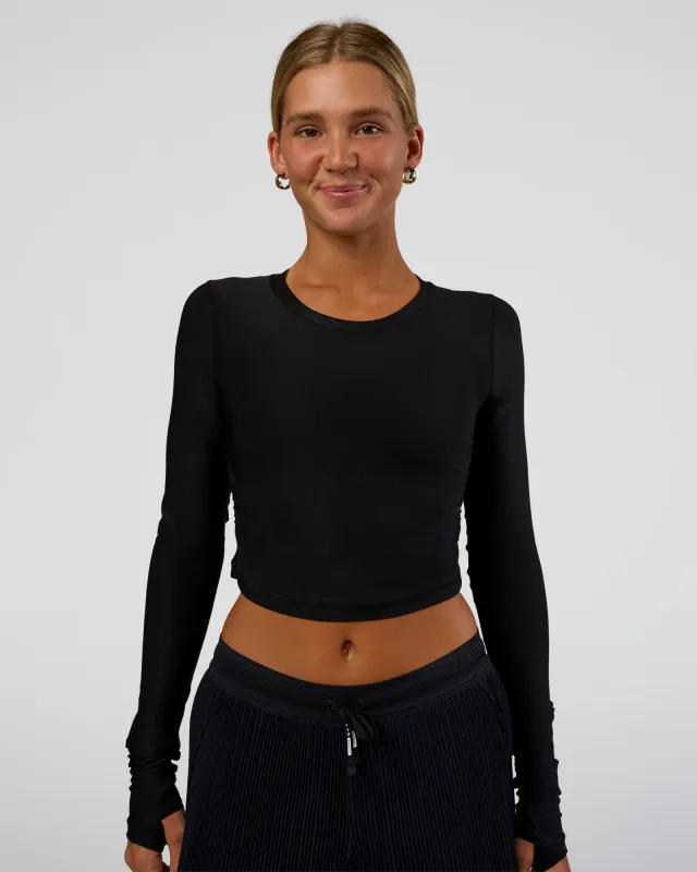 Clarity Long Sleeve Tee - Black sold by LSKD