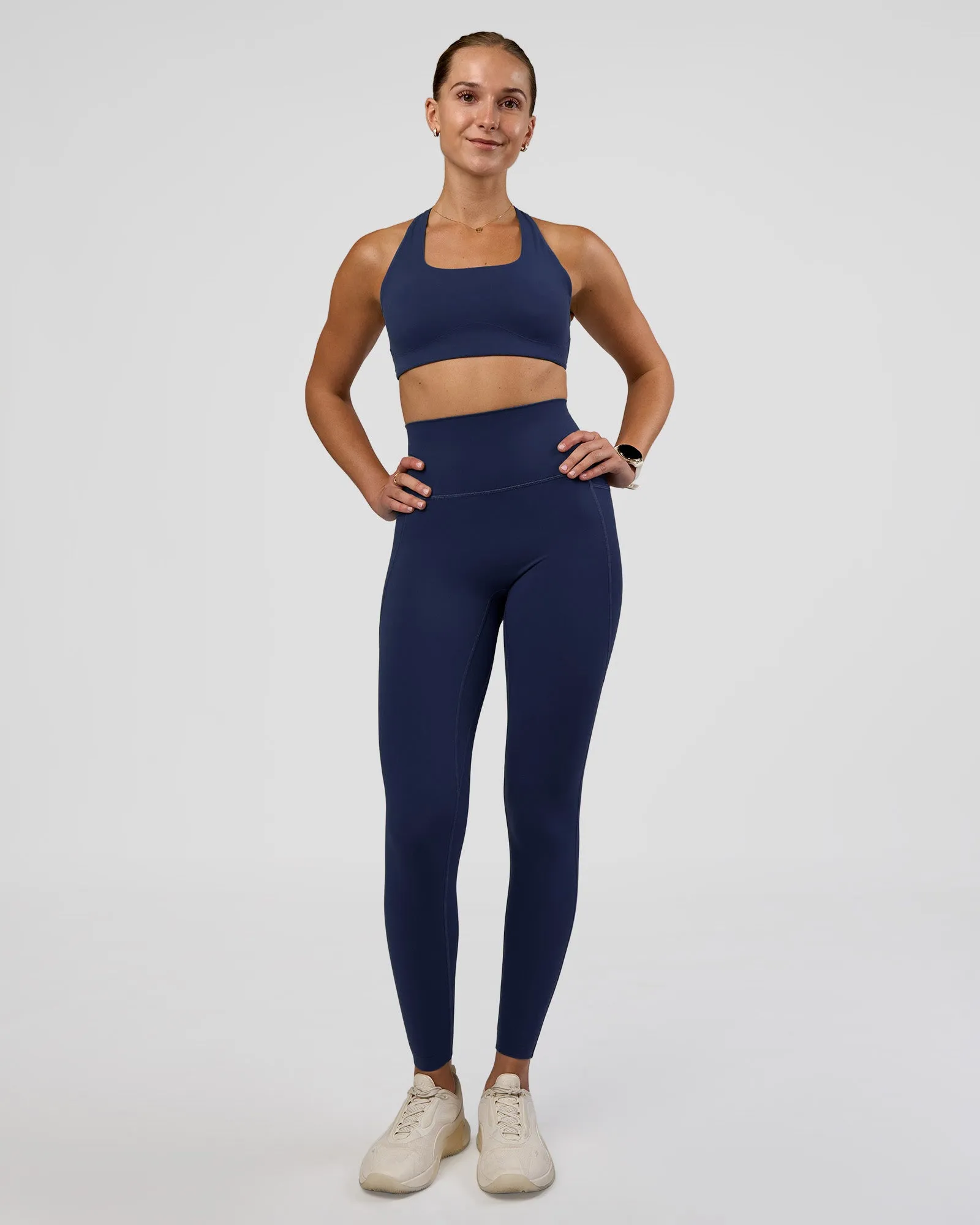 Aspire Sports Bra - Future Navy sold by LSKD product image thumbnail 4