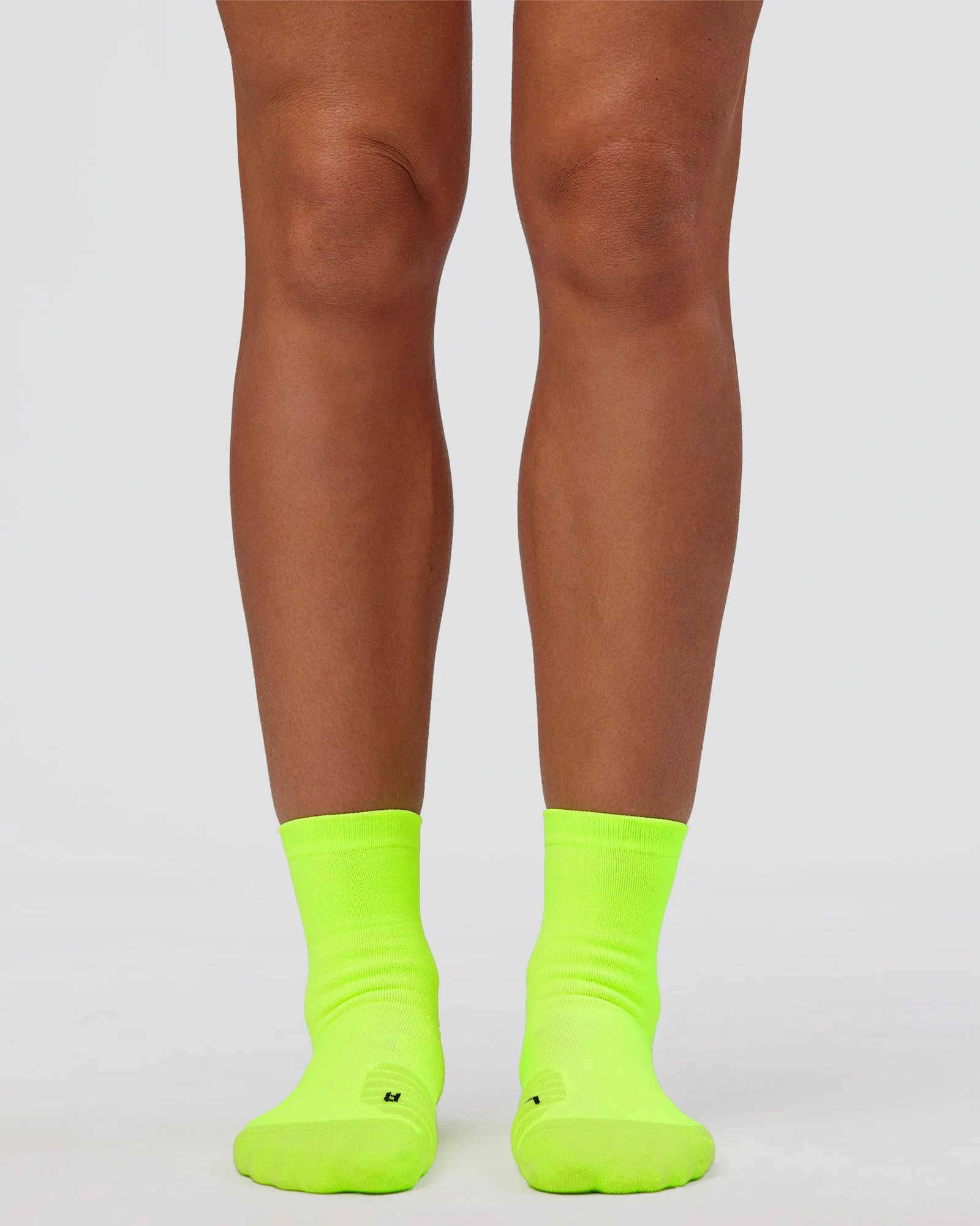 Run Club Performance Quarter Socks - Lime Glo sold by LSKD product image thumbnail 3