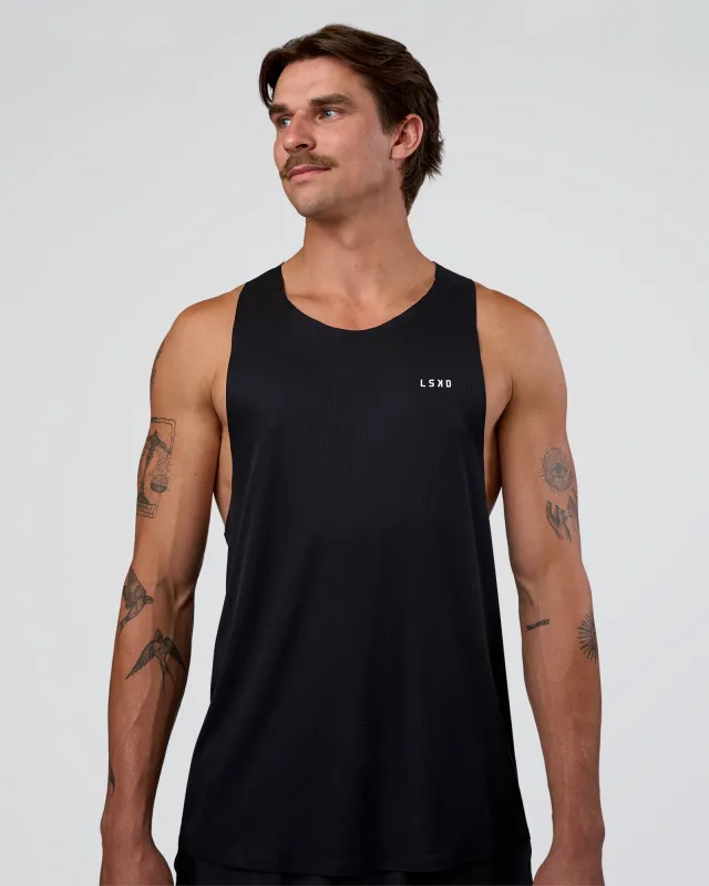 Race Day Tank - Black-White sold by LSKD