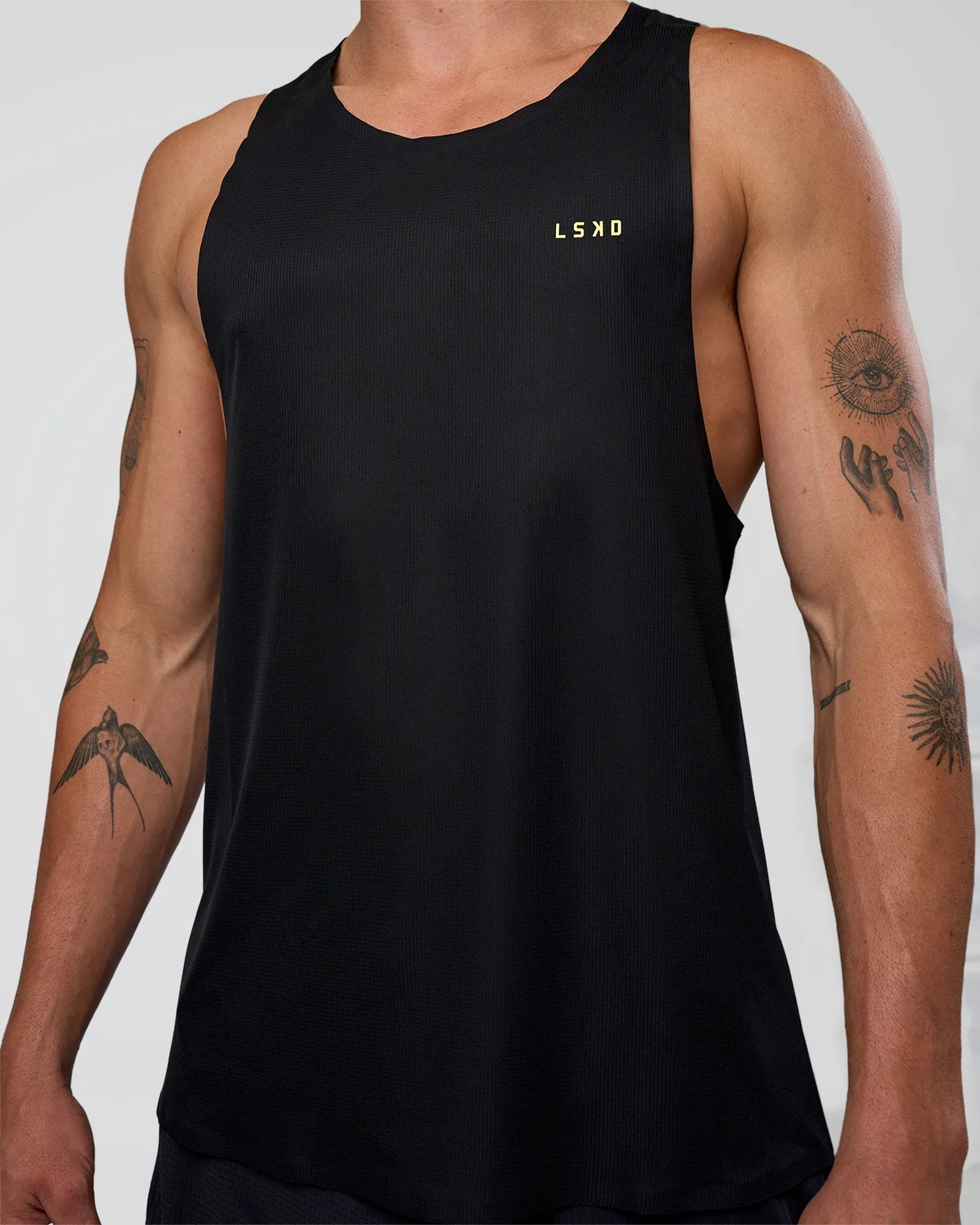Race Day Tank - Black-Yellow Fizz sold by LSKD product image thumbnail 5