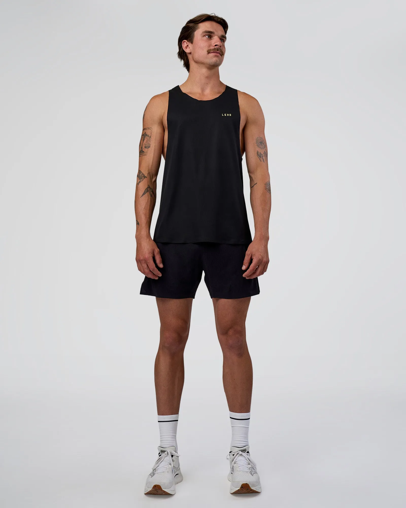 Race Day Tank - Black-Yellow Fizz sold by LSKD product image thumbnail 3