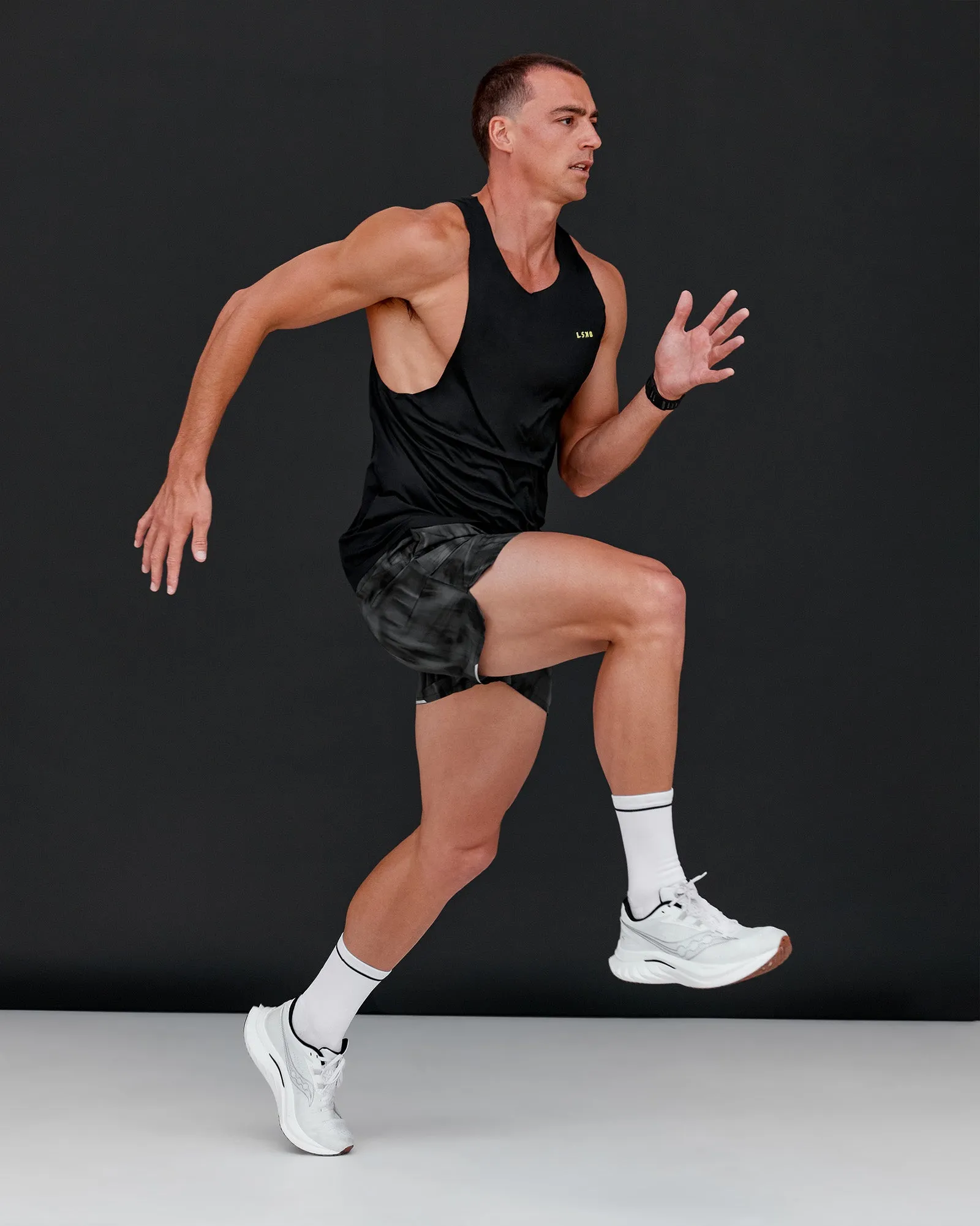 Race Day Tank - Black-Yellow Fizz sold by LSKD product image thumbnail 2