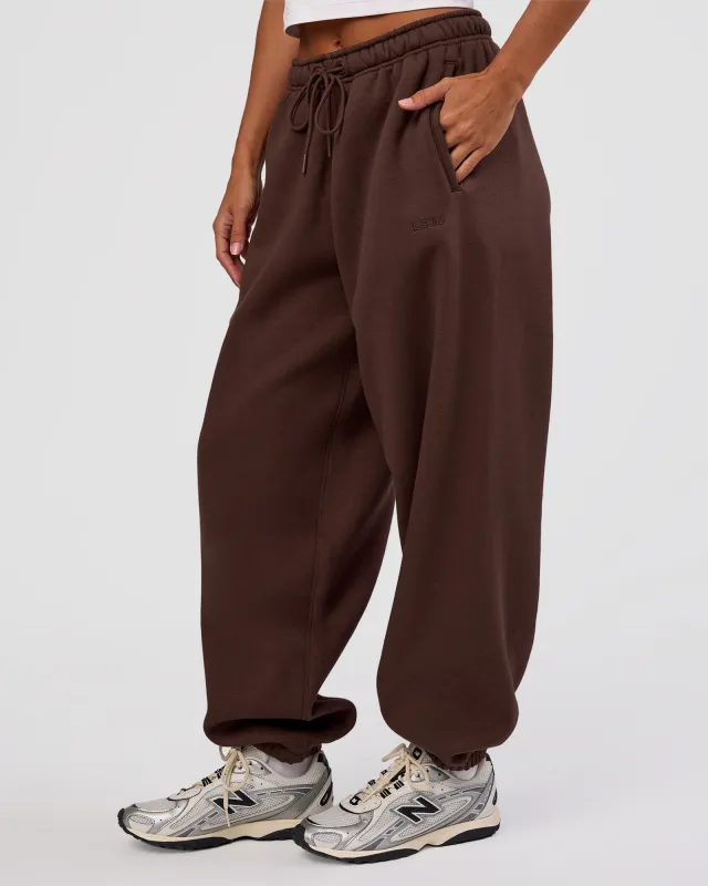 MVP Oversized Slouchy Fit Track Pant - Hot Chocolate sold by LSKD