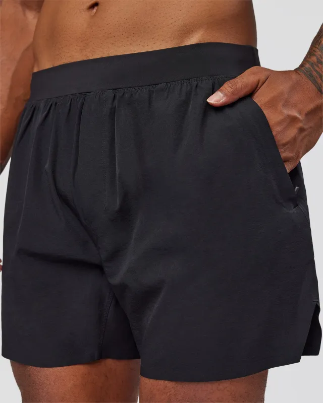 Hybrid Lined 5" Short - Black-Indigo sold by LSKD