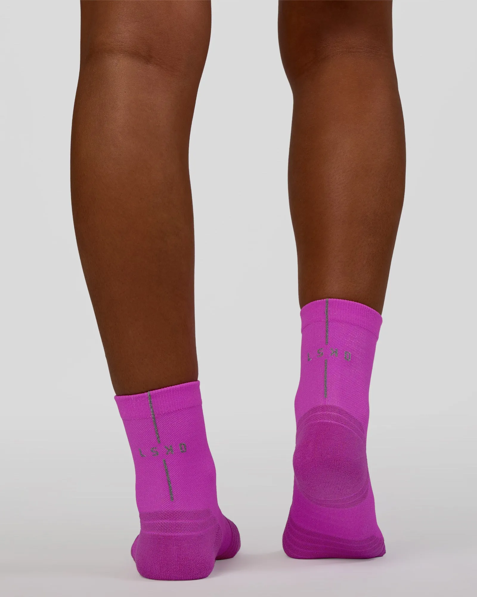 Race Fast Performance Quarter Socks - Ultra Fuchsia-Reflective sold by LSKD product image thumbnail 2