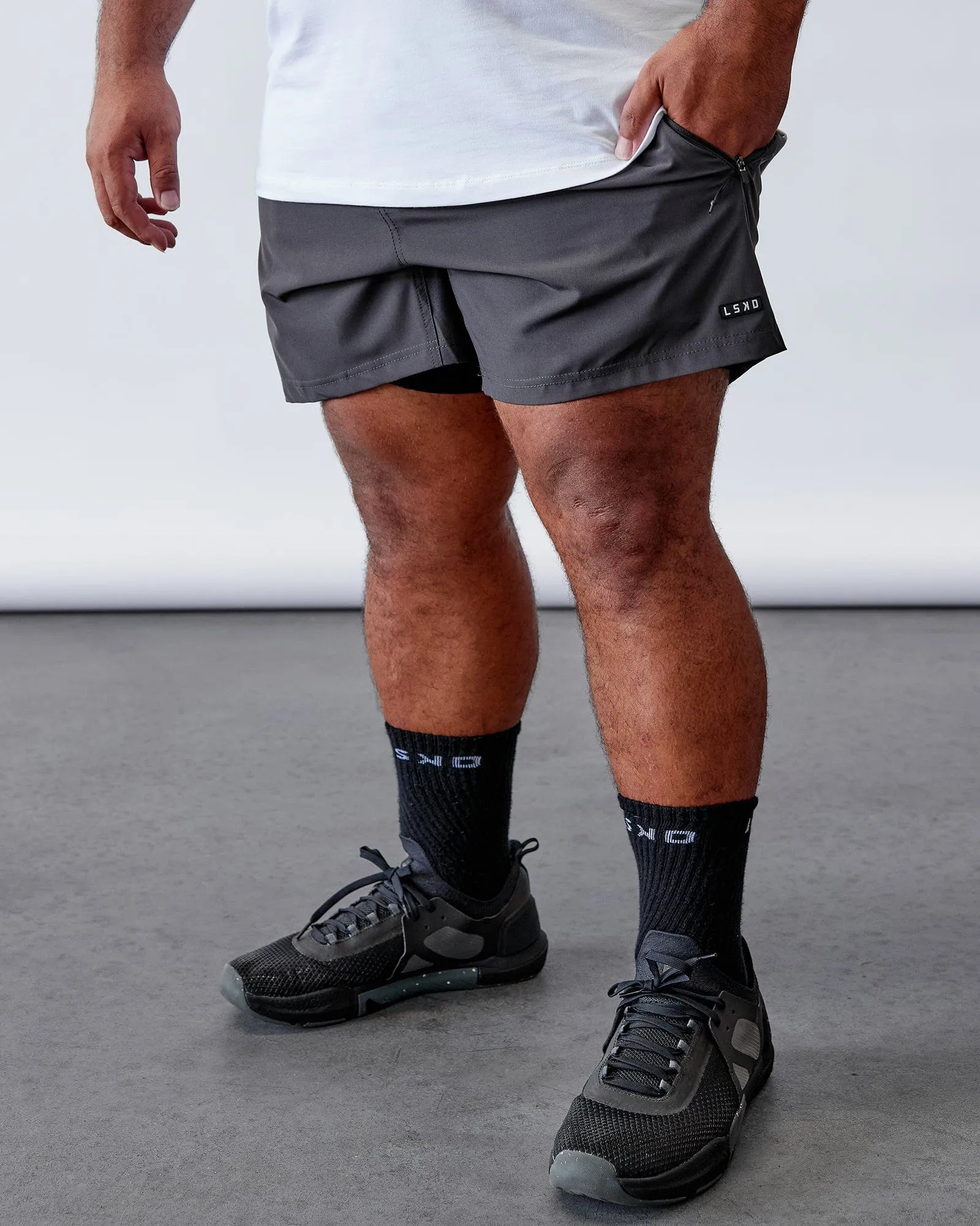 Rep 5'' Performance Short - Asphalt sold by LSKD product image thumbnail 3