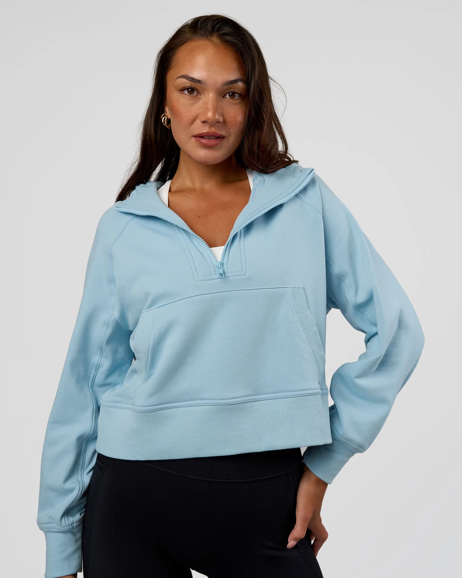 Pursue Mid-Weight Hoodie - Glacial Blue sold by LSKD product image thumbnail 3