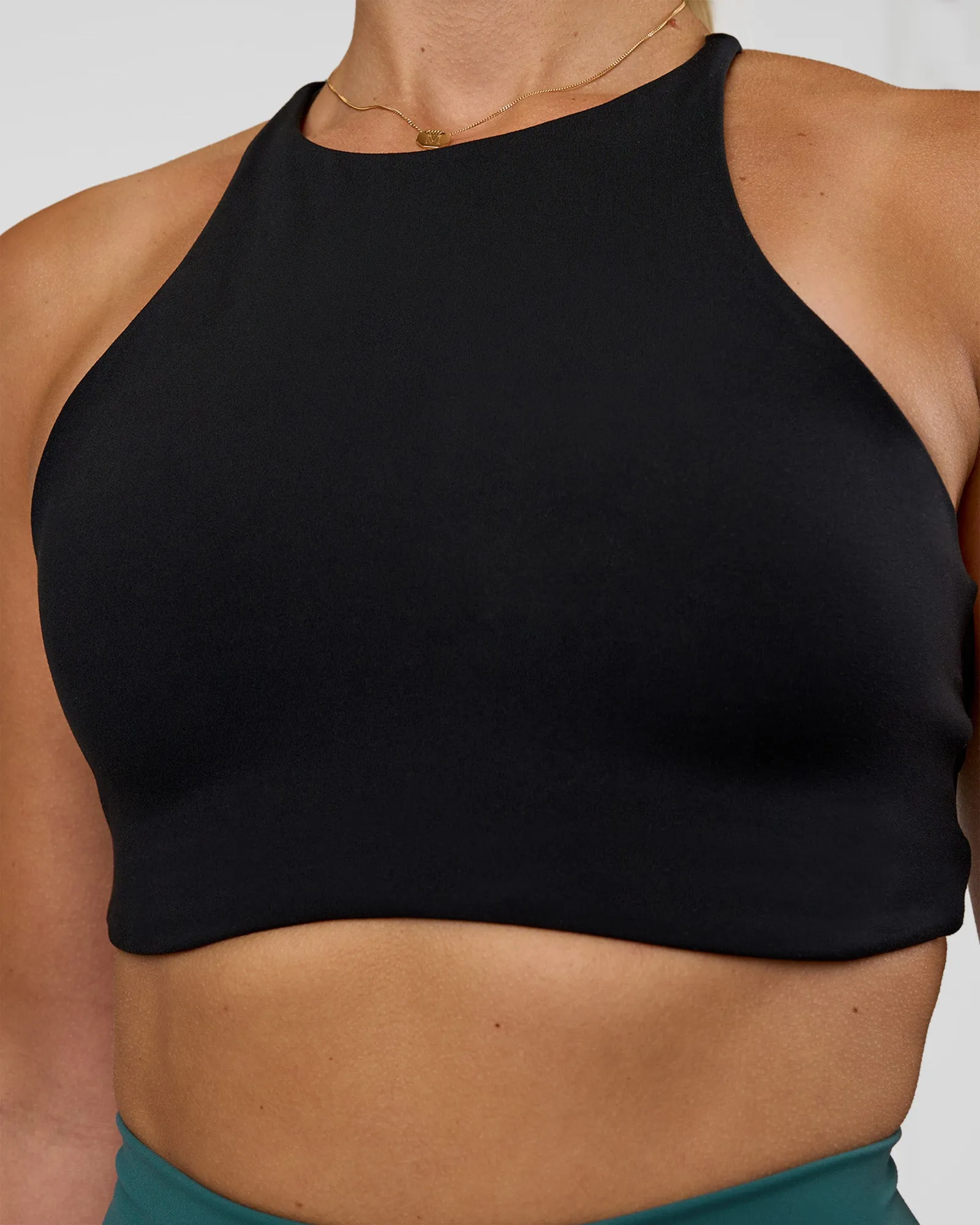 AMRAP High Neck Sports Bra - Black sold by LSKD product image thumbnail 4
