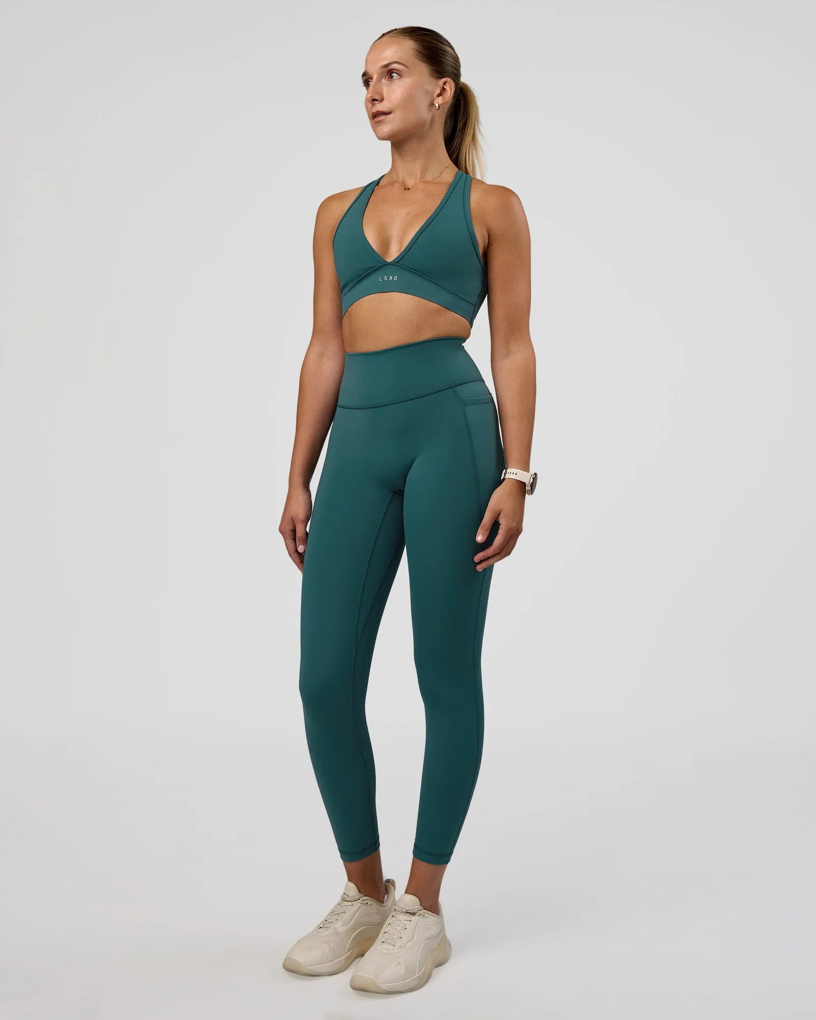 Fusion Ultra High-Rise 7/8 Legging Pockets - Transformative Teal sold by LSKD product image thumbnail 5