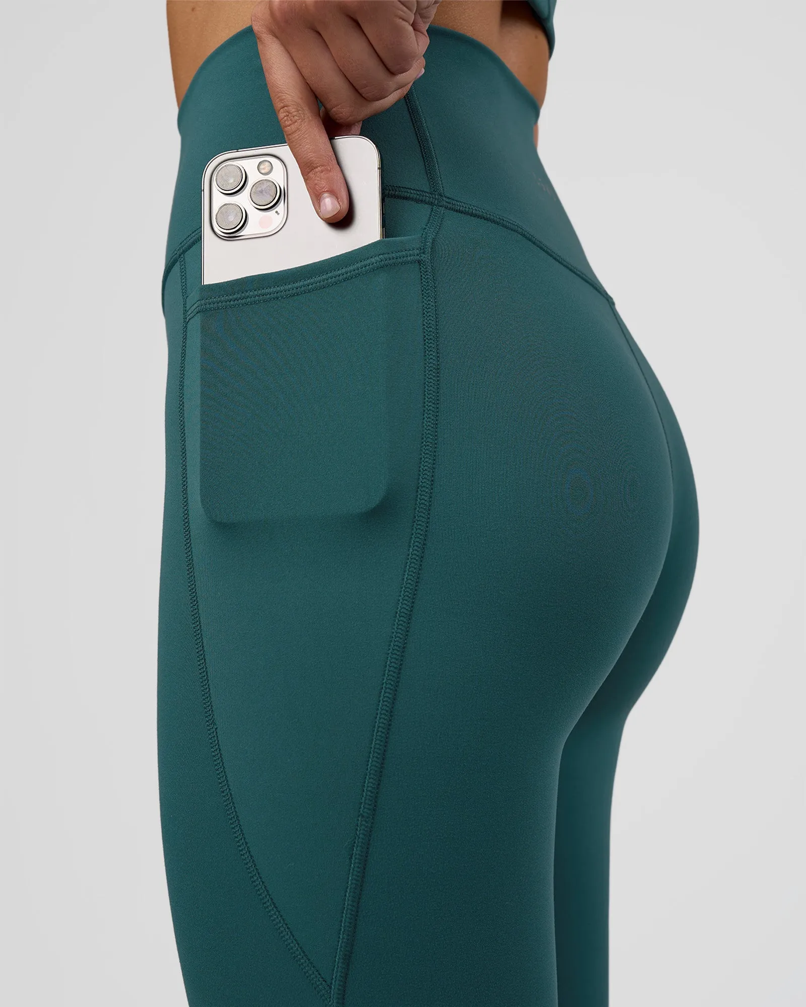 Fusion Ultra High-Rise 7/8 Legging Pockets - Transformative Teal sold by LSKD product image thumbnail 3
