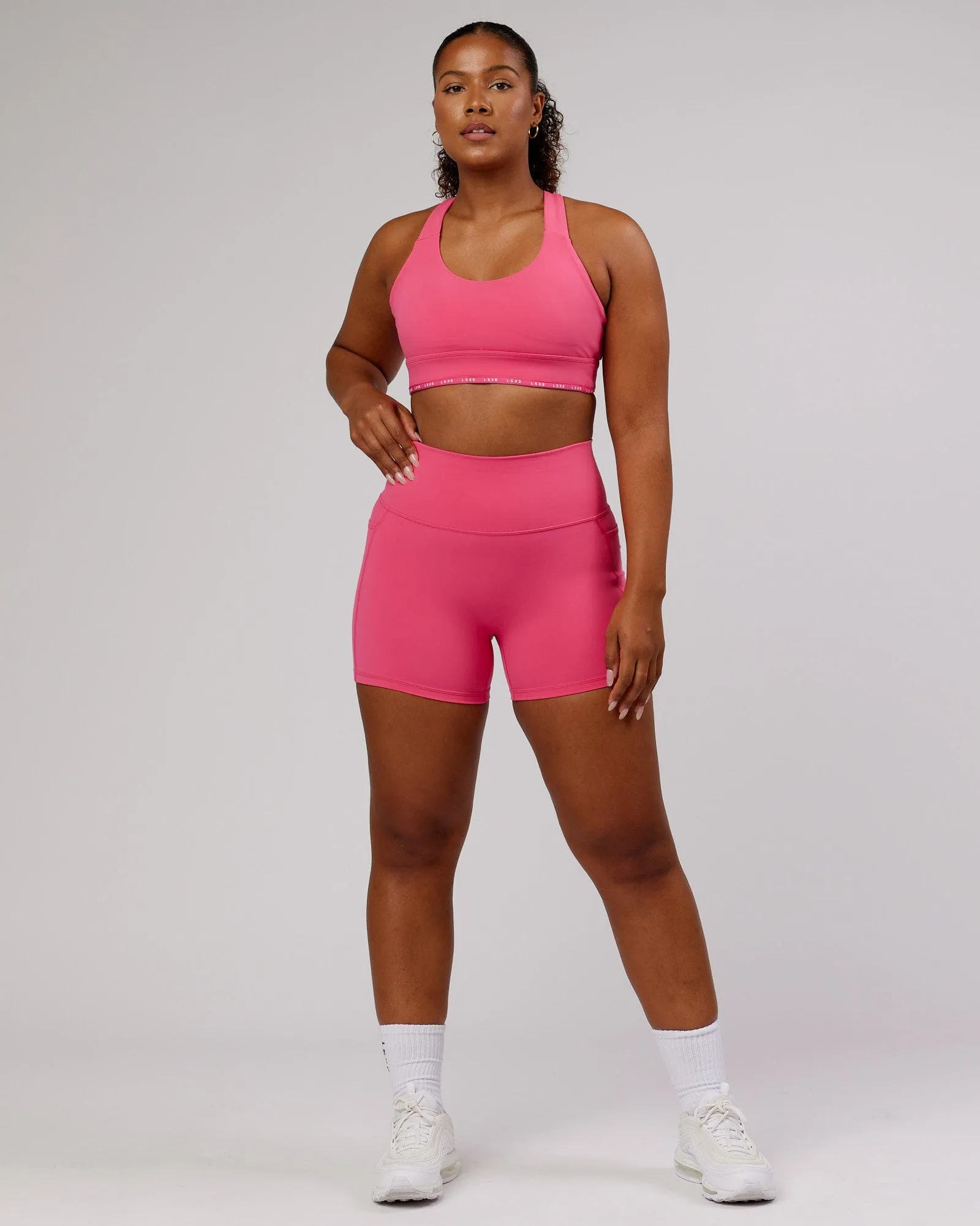 MVP Sports Bra - Flamingo sold by LSKD product image thumbnail 4