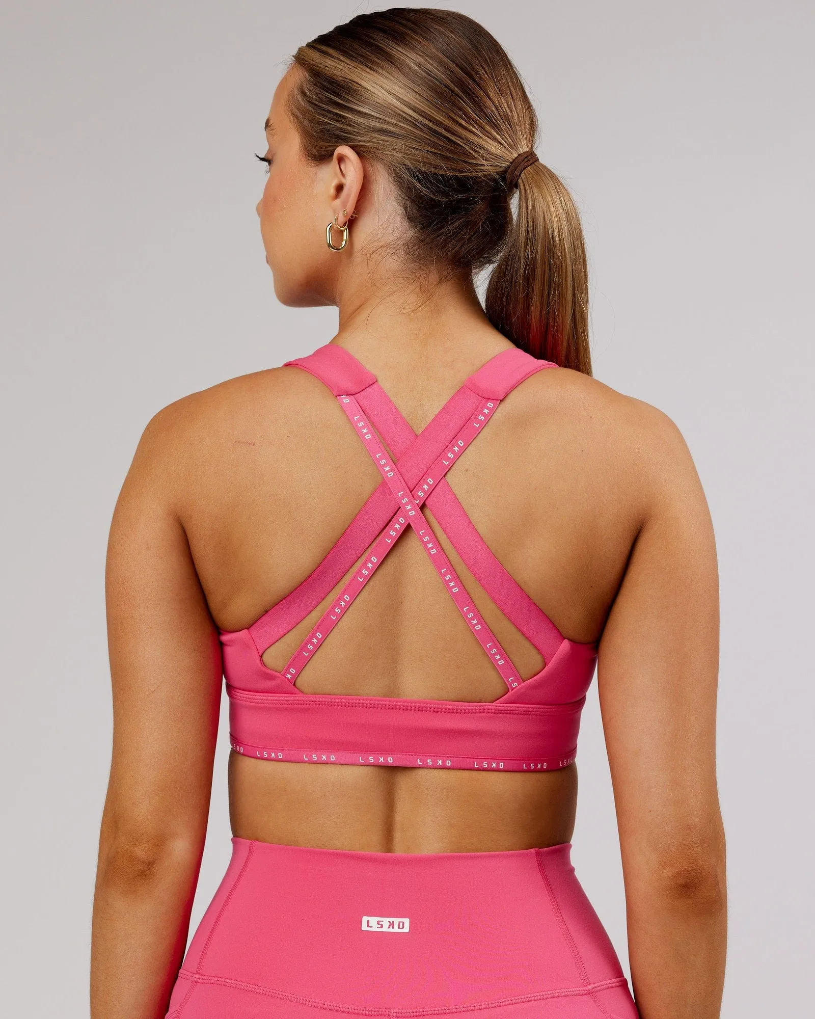 MVP Sports Bra - Flamingo sold by LSKD product image thumbnail 2