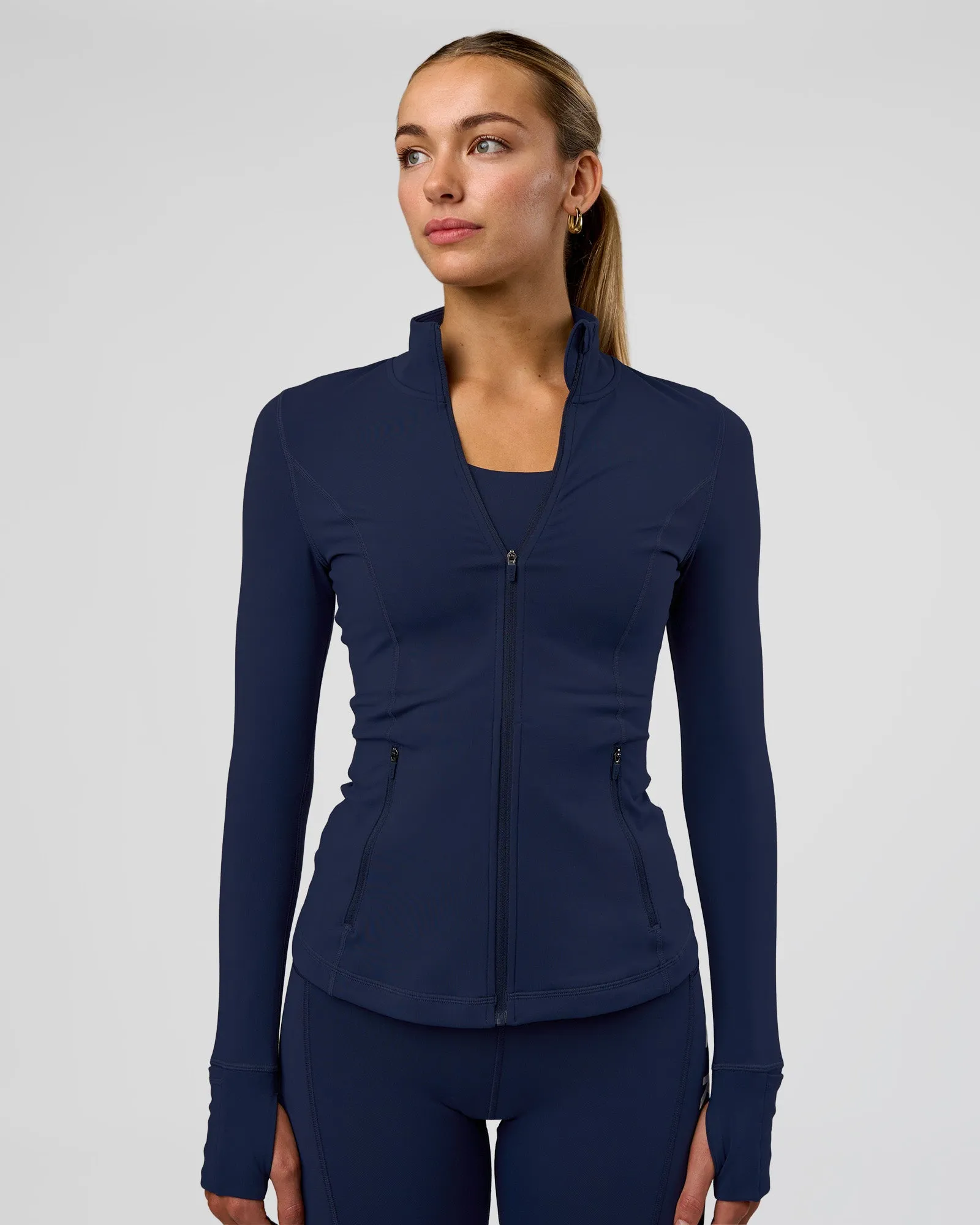 Stride Zip Through Jacket - Future Navy sold by LSKD product image thumbnail 2