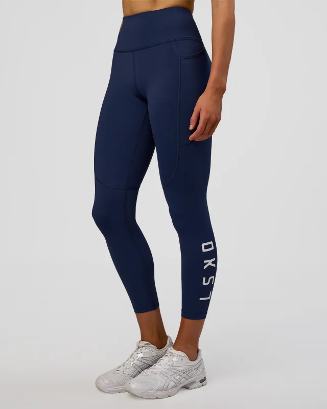 Rep Ultra High-Rise 7/8 Legging Pockets - Future Navy-White sold by LSKD