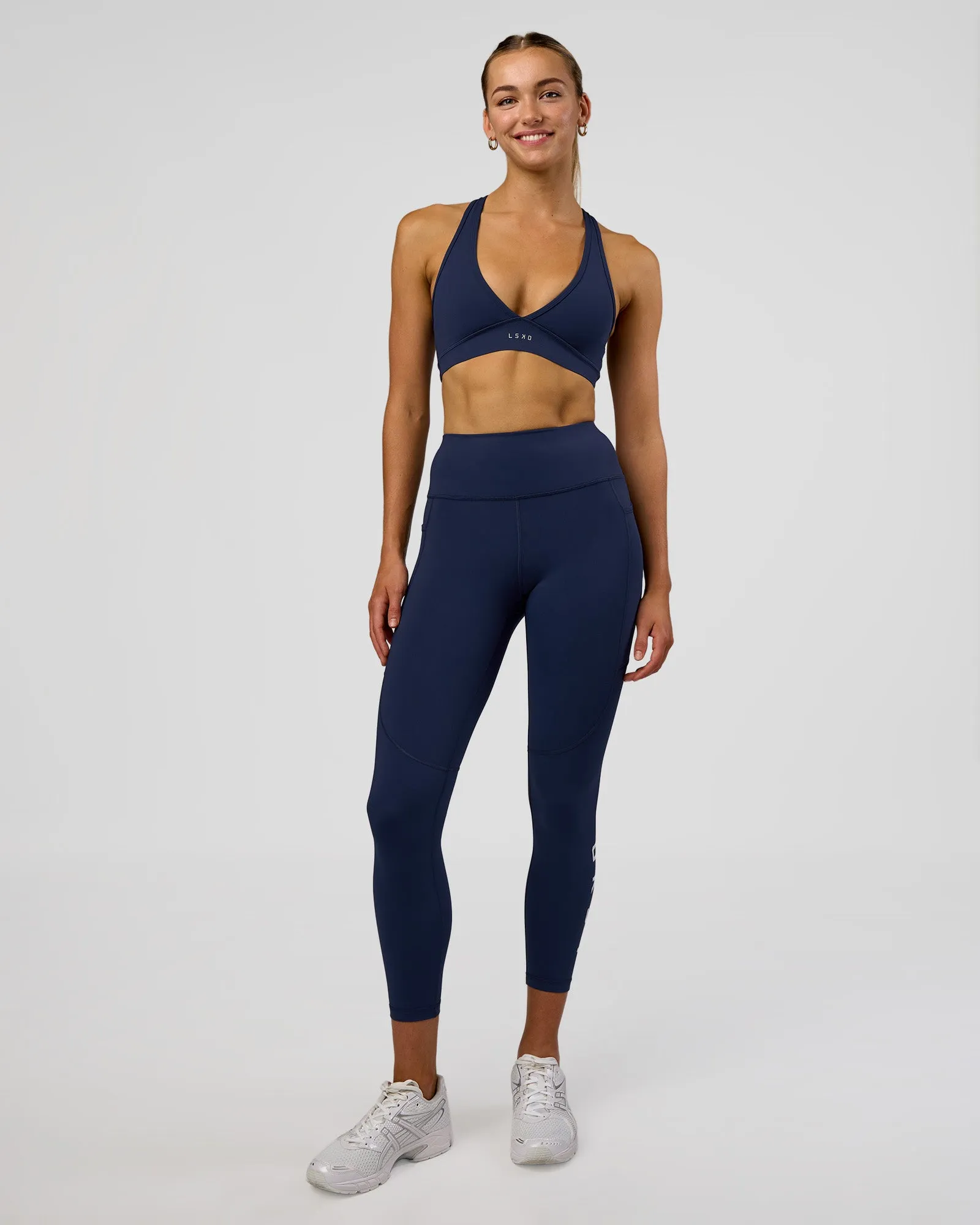 Rep Ultra High-Rise 7/8 Legging Pockets - Future Navy-White sold by LSKD product image thumbnail 2