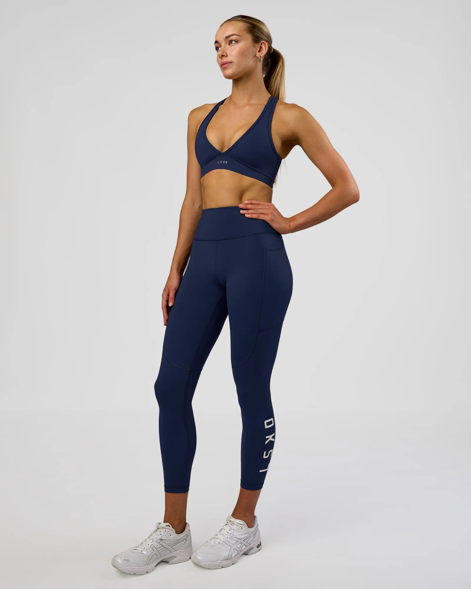 Rep Ultra High-Rise 7/8 Legging Pockets - Future Navy-White sold by LSKD product image thumbnail 5