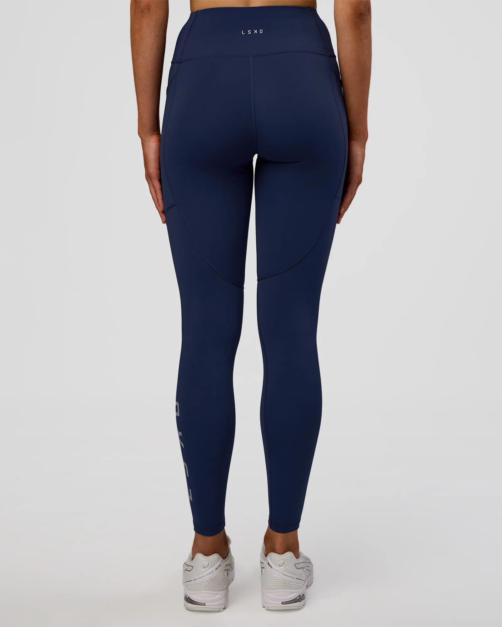 Rep Ultra High-Rise Full Length Legging Pockets - Future Navy-White sold by LSKD product image thumbnail 5