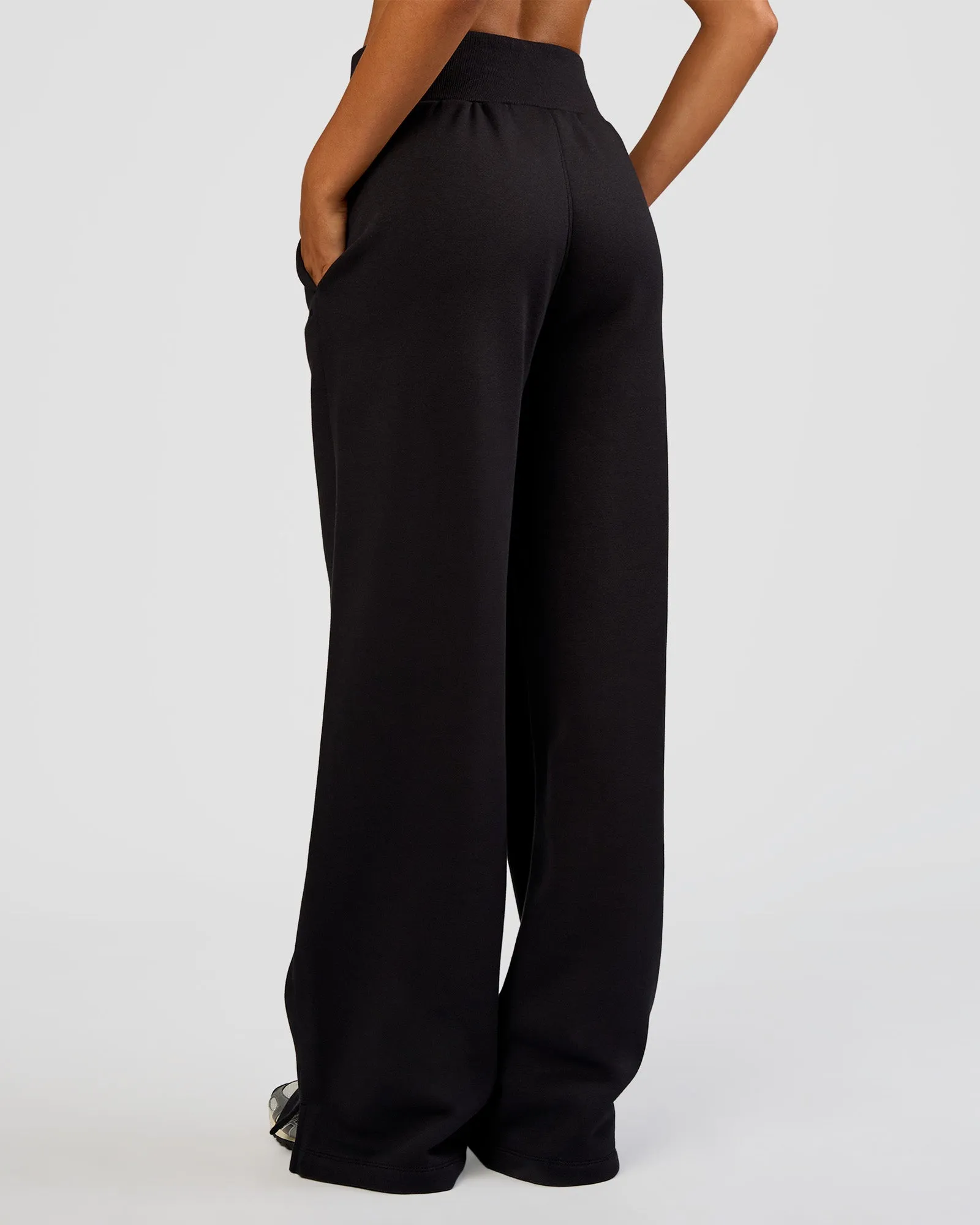 MVP Wide Leg Tall Track Pant - Black sold by LSKD product image thumbnail 4