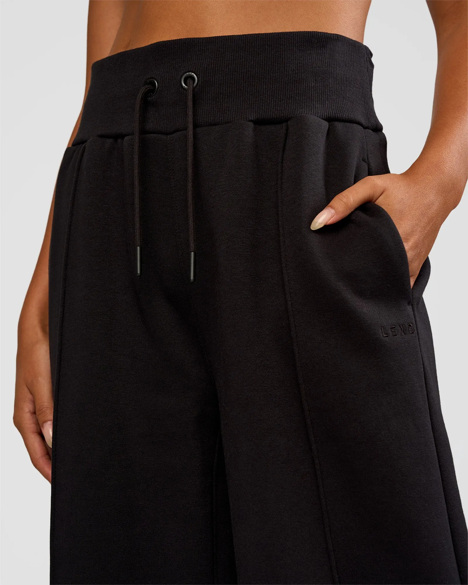 MVP Wide Leg Tall Track Pant - Black sold by LSKD product image thumbnail 3