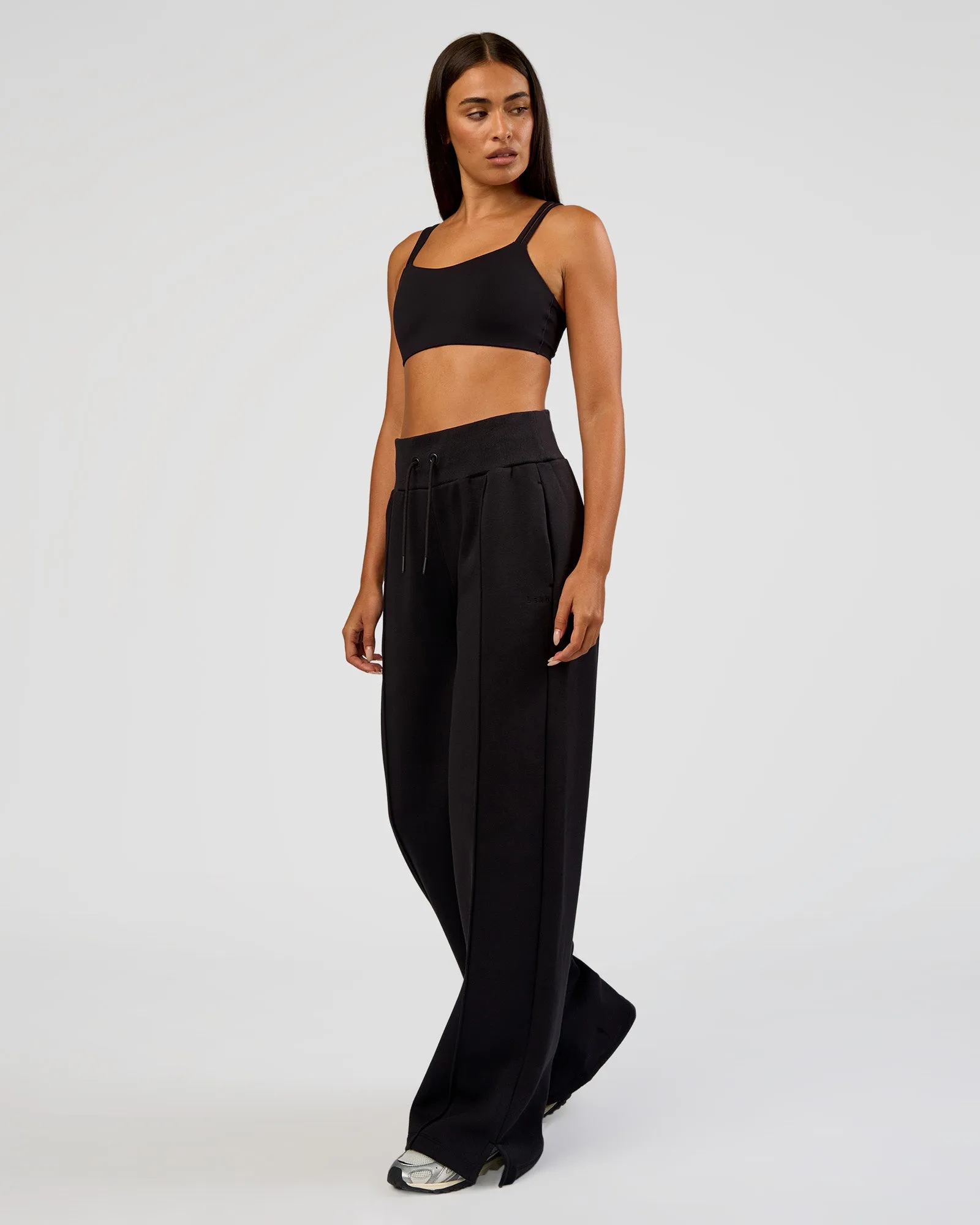 MVP Wide Leg Tall Track Pant - Black sold by LSKD product image thumbnail 2