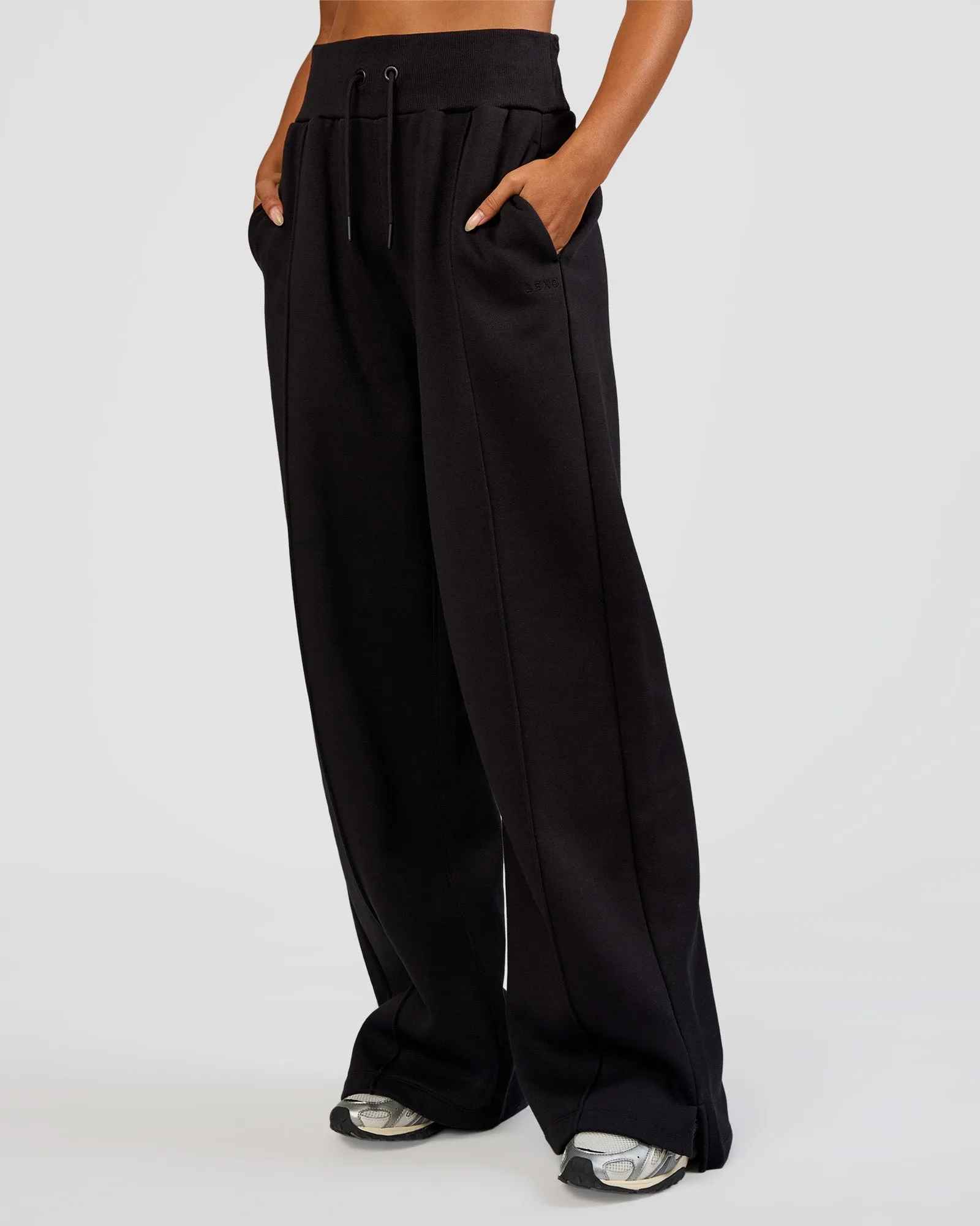 MVP Wide Leg Tall Track Pant - Black sold by LSKD product image thumbnail 5