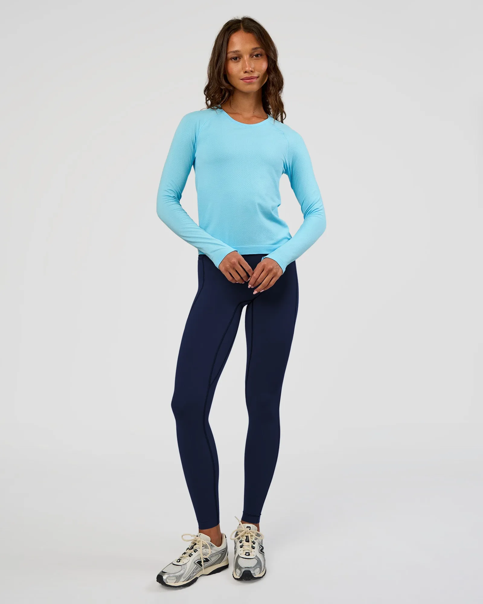 AeroFLX+ Seamless Long Sleeve Tee - Baltic Sea/Baltic Sea sold by LSKD product image thumbnail 3