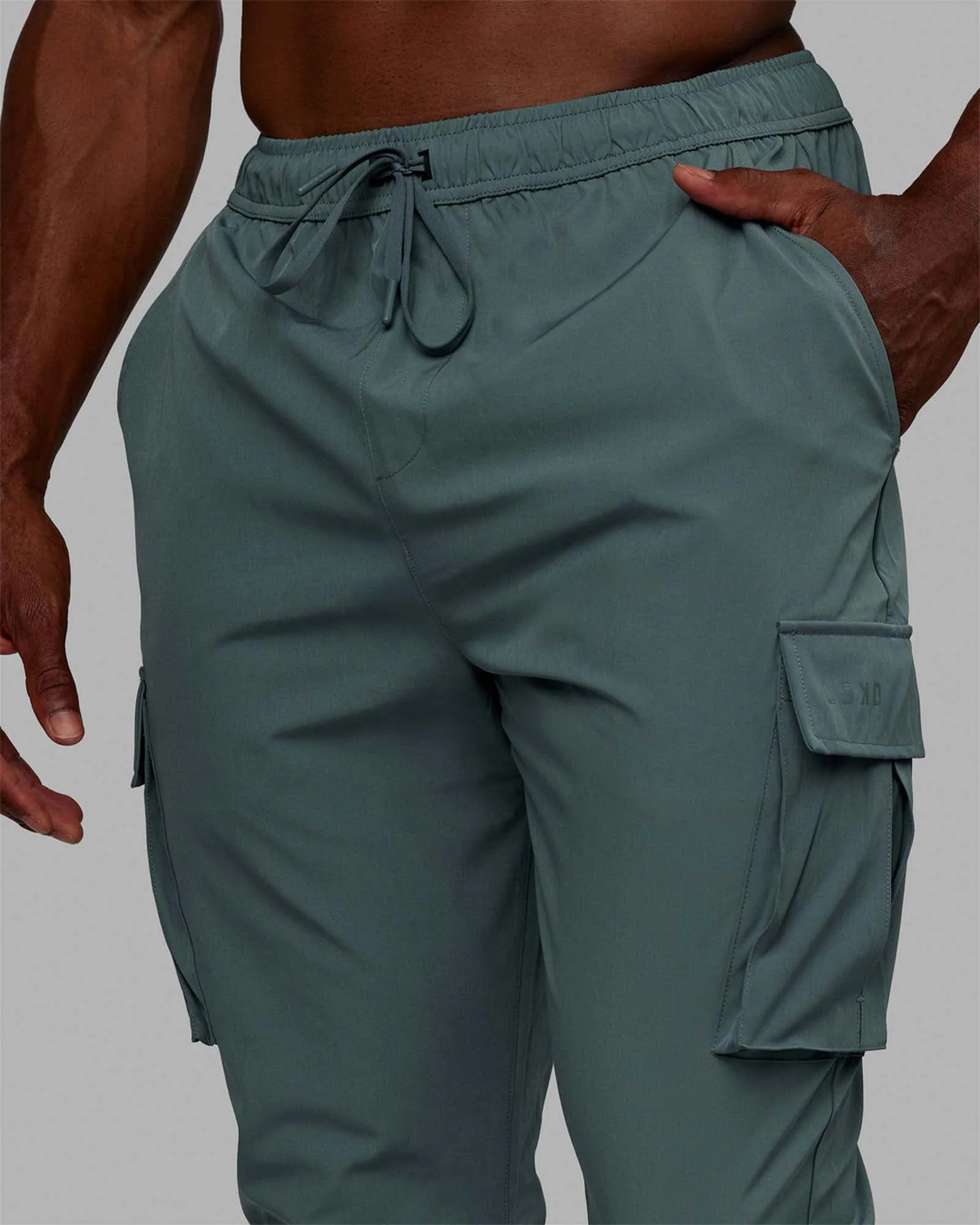 Energy Stretch Performance Cargo Joggers - Storm sold by LSKD product image thumbnail 3