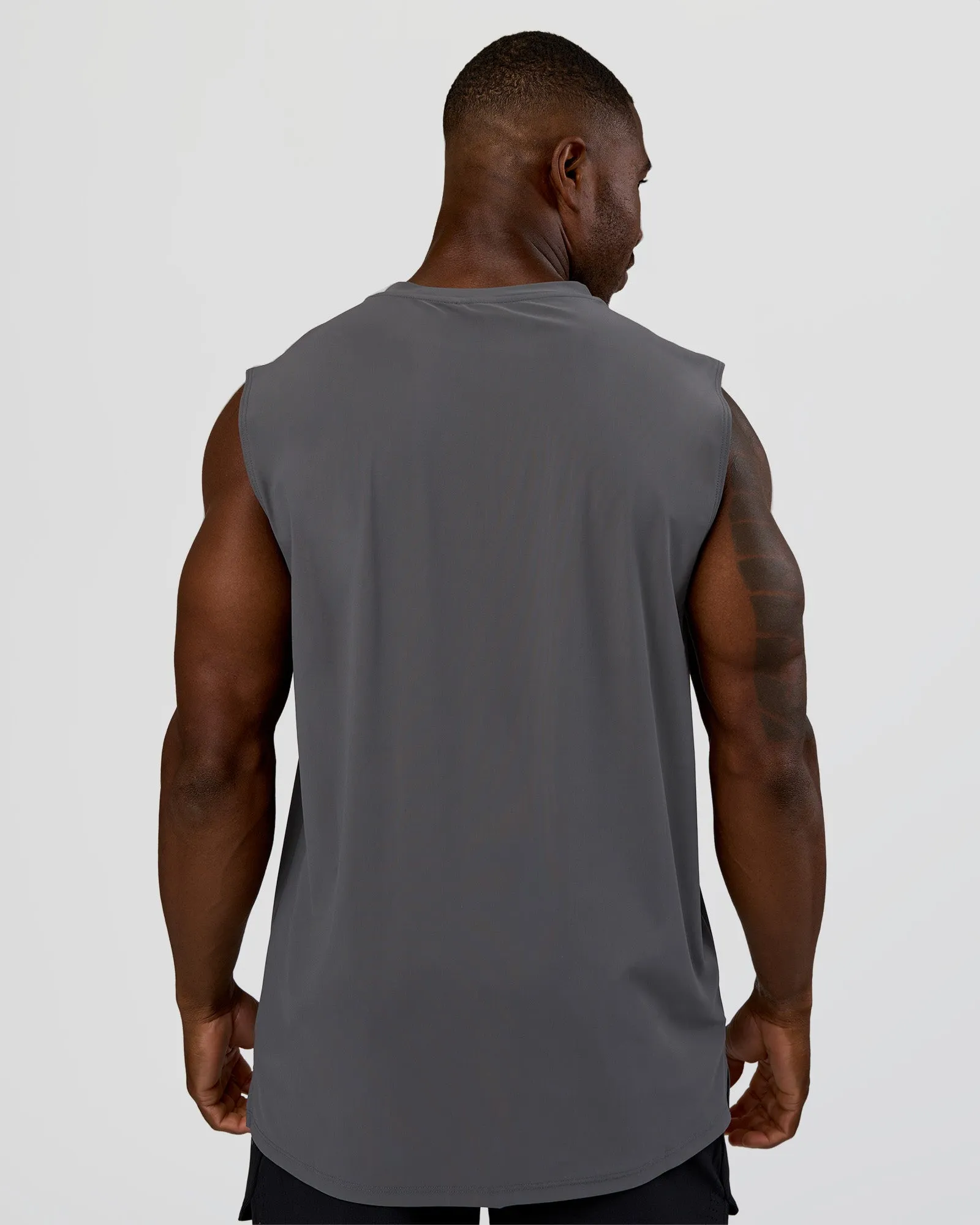 Cadence MicroMotion Muscle Tank - Dark Storm sold by LSKD product image thumbnail 3