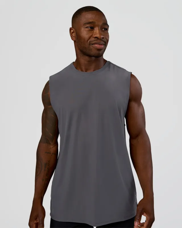 Cadence MicroMotion Muscle Tank - Dark Storm sold by LSKD