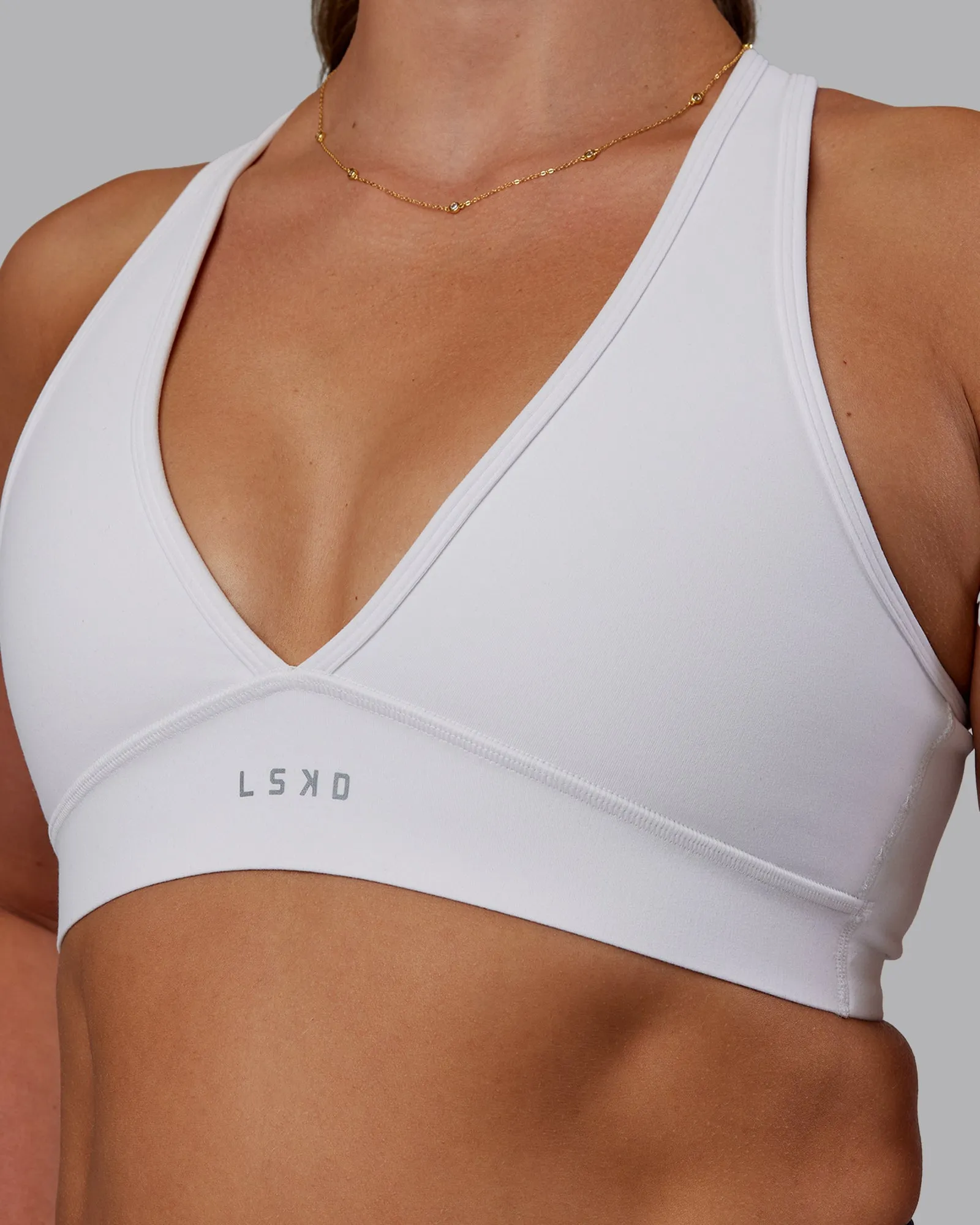 Stamina Sports Bra - White sold by LSKD product image thumbnail 4