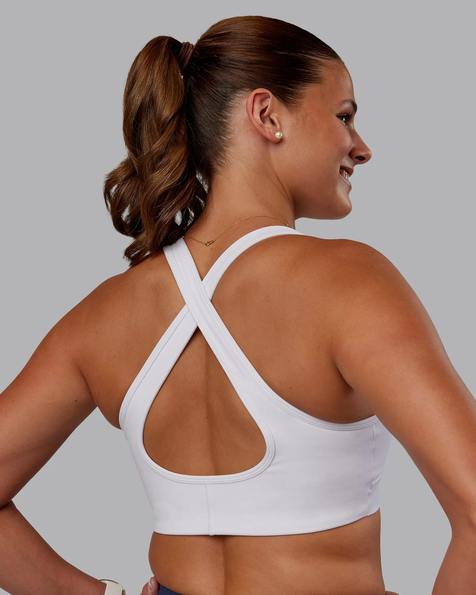 Stamina Sports Bra - White sold by LSKD product image thumbnail 2