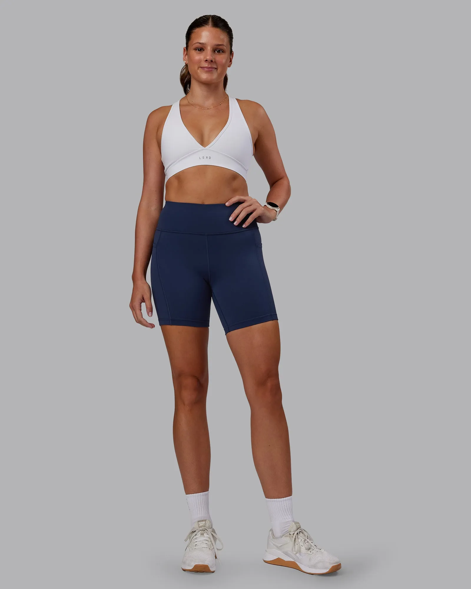Stamina Sports Bra - White sold by LSKD product image thumbnail 5