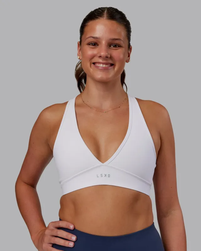 Stamina Sports Bra - White made by LSKD